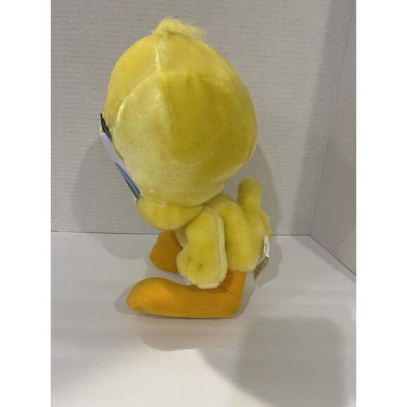 Vintage Looney Tunes Tweety Bird 1997 Stuffed Animal Plush Large Around 12” Tall - Picture 5 of 12